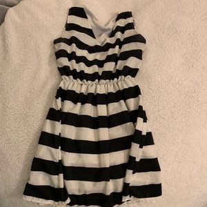 Black and white dress